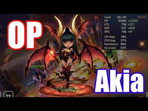 【Summoners War | Curry's RTA】OP.....The Power Akia!!