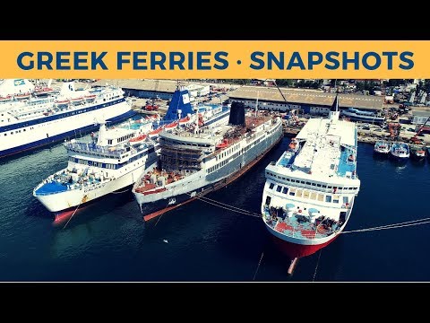 Snapshots of the Greek ferry world (April 2019)