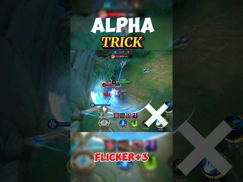 Alpha trick for beginners 🫂#foryou #mobilelegends #mlbb #mobilelegendstoday #mlbbesports #alpha