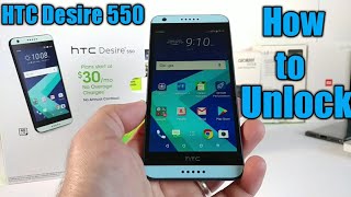 How to Unlock HTC Desire 550 for all Carriers