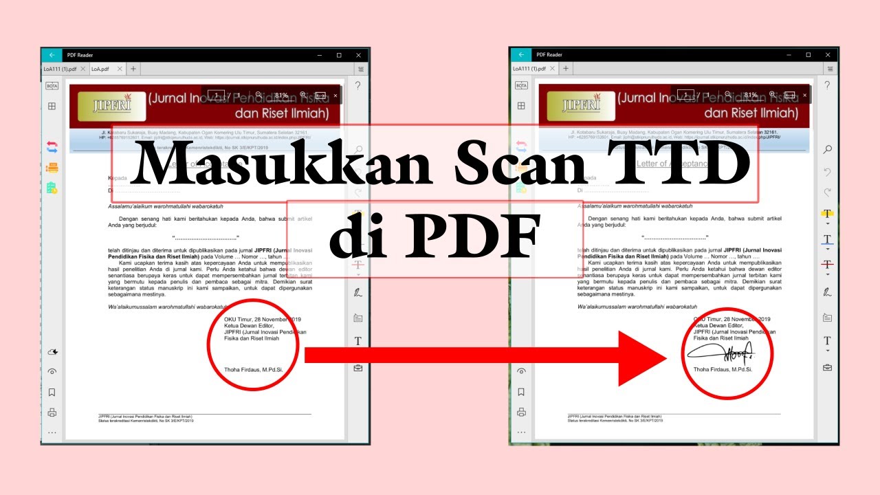 Cara Memasukkan Scan Tanda-Tangan di PDF