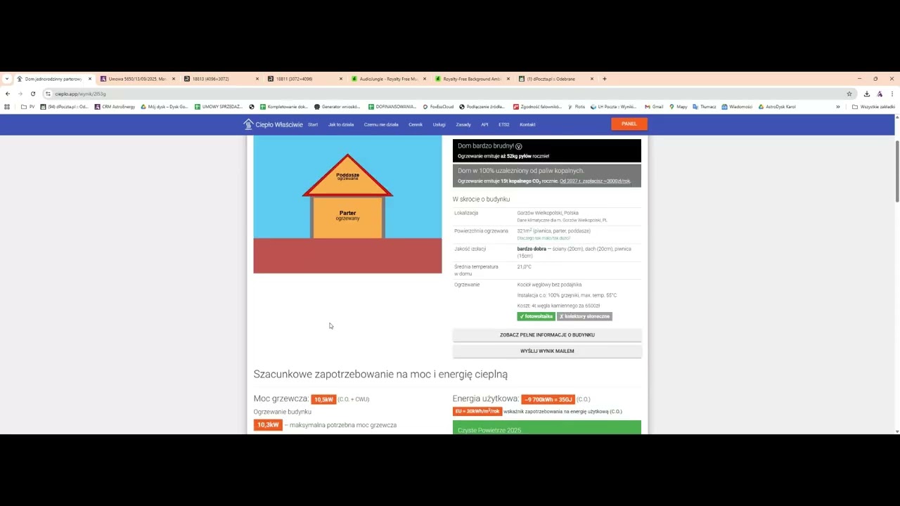 Dobór pompy ciepła