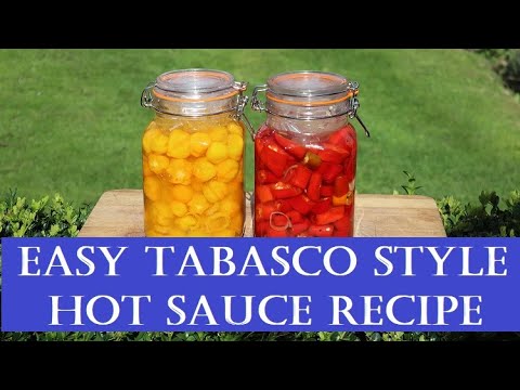 Easy Tabasco Style Fermented Hot Chilli Sauce