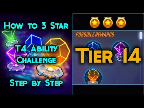 How to 3 Star: T4 Ability Challenge - Tier 14 | Easy Mode | Marvel Strike Force | MSF
