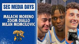 Download lagu Moreno, Diallo, and Momcilovic at SEC Basketball Media Days mp3