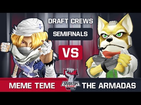 Meme Teme vs The Armadas - Draft Crew Battles: Semifinals - Smash Summit 2017