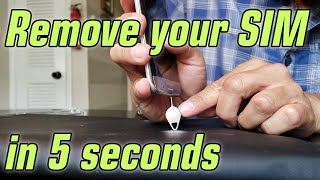 How to Remove a Stuck SIM Card/SIM Tray in 5 Seconds [for iPhone, Android, and Others]
