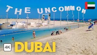 Dubai [4K] Best Spots to Visit in Jumeirah Beach DAY & NIGHT Swimming, Walking Tour 🇦🇪