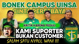 Download lagu PERSEBAYA PANAS!! : KAMI SUPORTER BUKAN COSTUMER - Bonek Campus UINSA (Kritik Cinta untuk PERSEBAYA) mp3