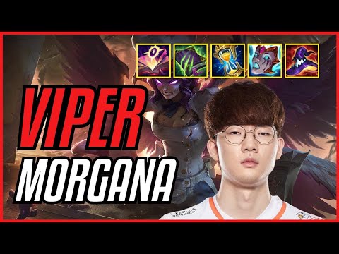 VIPER - MORGANA vs LEE SIN JUNGLE - KR CHALLENGER - PATCH 11.10