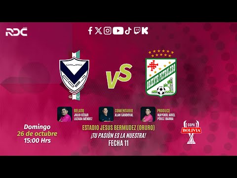 GV San José vs Oriente Petrolero - Copa Bolivia 2025 - Fecha 11