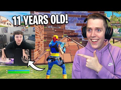 I Coached The *BEST* 11 Year Old In Fortnite! (First Earnings?)