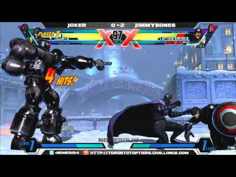 Nemesis 4 - UMVC3 WINNERS FINALS - JimmyBones vs Joker
