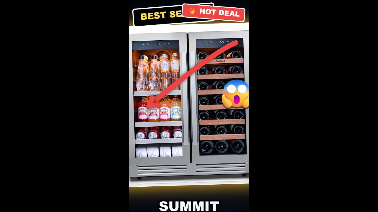 Summit SWBV3067B Wine Cellar & Beverage Center Review: ETL-S Listed, 33 Bottle Capacity