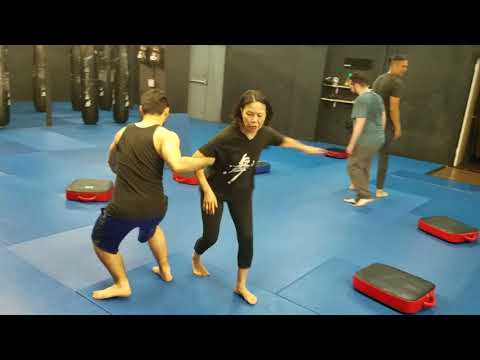 Under Pressure Combo Drill 2/8 - TRICEP ARM DRAG - Sports Tai Chi Push Hands - 6.12.18