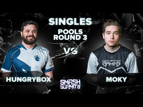 Hungrybox vs moky - Melee Singles: Pools Round 3 - Smash Summit 8 | Puff vs Fox