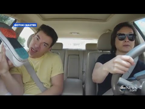 Teen Slays Epic Lip Sync Next to Unamused Mom