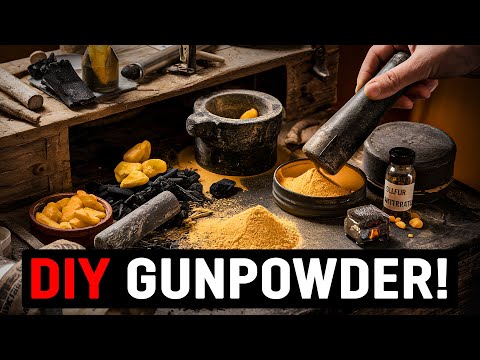 DIY Survival Gunpowder 💥 - Lessons from the Pioneers!