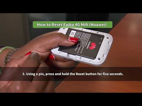 How to Reset Mifi Huawei