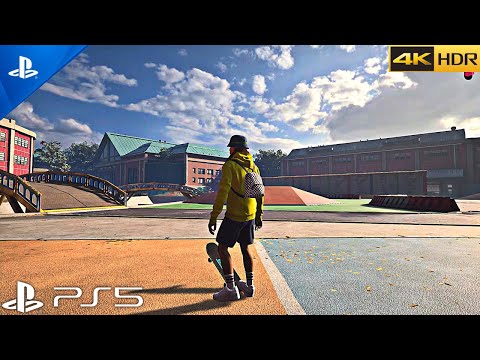 (PS5) Tony Hawk's Pro Skater 1 + 2 Free Roam Gameplay | Ultra Realistic Graphics [4K HDR 60fps]