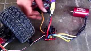 preview picture of video 'Turnigy trackstar waterproof combo brushless system 4250kv 80a NOT WORKING / FAIL'