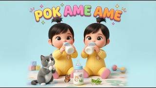 Download lagu Pok Ame Ame 🎵 Lagu Anak Balita Lucu | Kartun 3D Ceria Bahasa Indonesia mp3