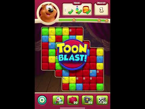 TOON BLAST Levels 3686 - 3692 [No Boosters]