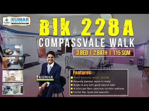 228A Compassvale Walk, 228A Compassvale Walk, 3 Bedrooms, 1,238 sqft, HDB Flat For Sale, by Kumar N, 500098433 - PropertyGuru.com.sg