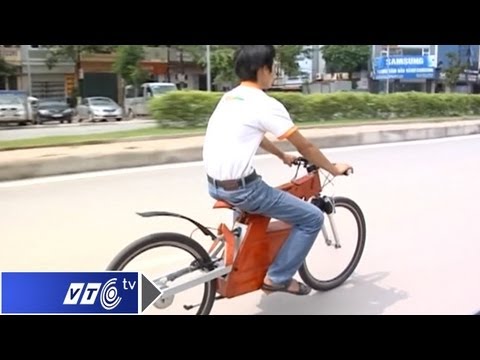 Xe đạp điện tự chế 