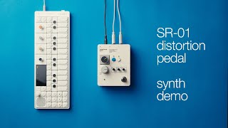 Video thumbnail for Superlunar SR-01 Distortion Pedal — Synth Demo by Superlunar