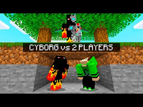 CYBORG Caçador contra 2 Players no MINECRAFT