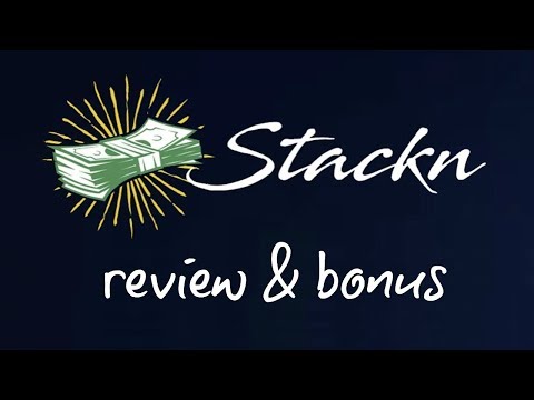 Stackn Review Bonus - $100-150+ Per Day With Other People's Products Video