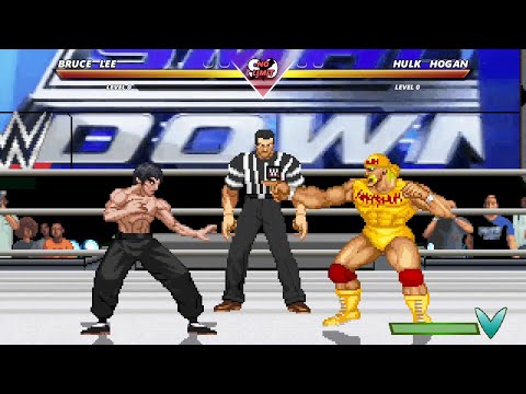 💪BRUCE LEE vs 💪HULK HOGAN - 🔥Hardest Level Insane Fight🔥
