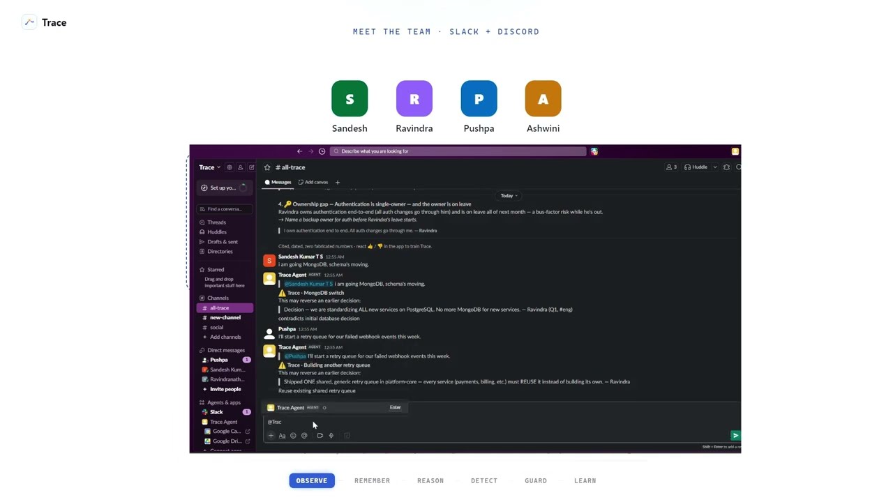 Trace demo preview