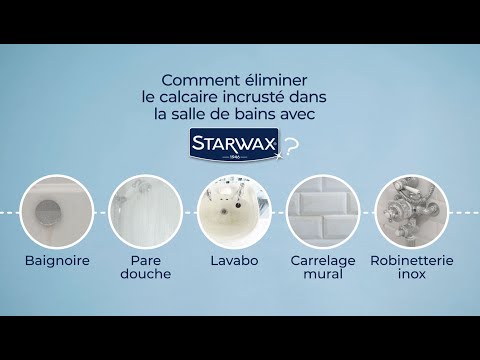 Détartrant surpuissant - Starwax - élimine le calcaire en profondeur pour salle de bains_1