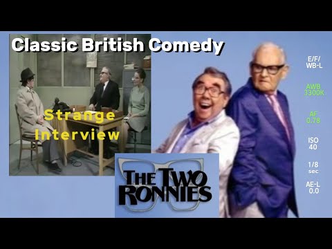 The Two Ronnies | Strange Interview | Classic British Comedy