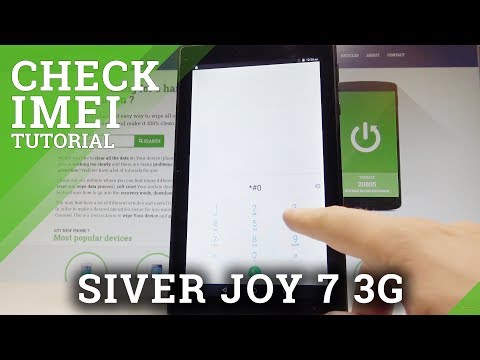 How to Check IMEI on SIVER Joy 7 3G - Serial Number Access in Android Tablet |HardReset.Info