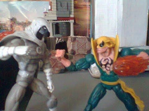 Moon Knight vs. Iron Fist (Stop Motion) | SuperRogart