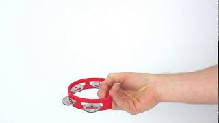 Video thumbnail for A-Star Mini Tambourine - Red by Normans Musical Instruments