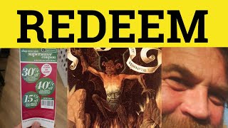 🔵 Redeem Meaning - Redemption Examples -  Redeem Defined - Redemption - Redeem in a Sentence