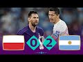 Argentina 2-0 Poland [Do or Die Match] | FIFA WC 2022 | Extended Highlights