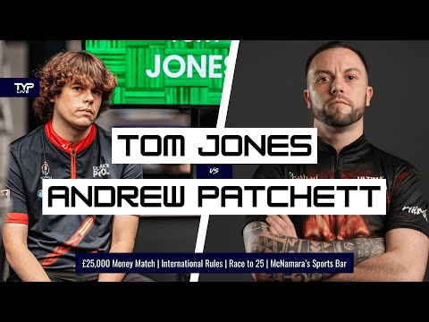 Tom Jones v Andrew Patchett | £25,000 Money Match | International Rules | McNamara's Sports Bar