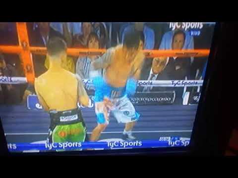 Noqueo del zurdo barrionuevo vs chuky Veron 2017