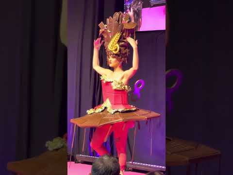 Chocolate on the runway. Salon Du Chocolat et de la Pâtisserie at Madinate Jumeirah, Dubai, UAE