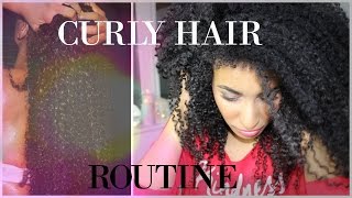 My Curly hair routine - from the shower to poppin curls