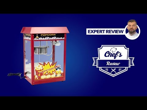 video - Stroj na popcorn - červená strieška