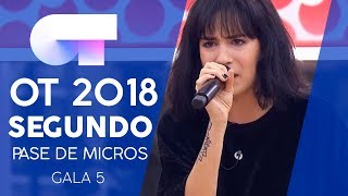 &quot;PIENSO EN TU MIRÁ&quot; - JULIA y NATALIA | Segundo pase de micros Gala 5 | OT 2018