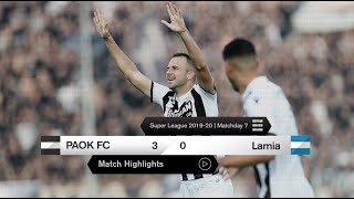 Τα στιγμιότυπα του ΠΑΟΚ-Λαμία - PAOK TV