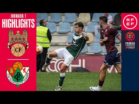 Resumen #PrimeraFederación | Pontevedra CF 1-1 CP Cacereño | Jornada 1 | Temporada 2025/26