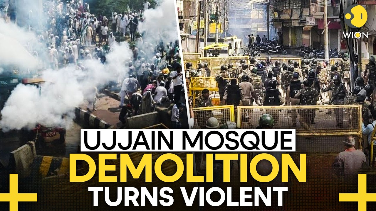 Ujjain Mosque Demolition LIVE: Police Fire Tear Gas After Stone-Pelting Near Ujjain Shahi Masjid
